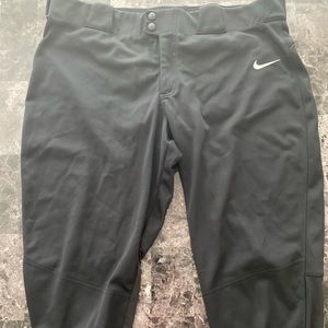 Nike Cropped Softball Black Uniform Pants
